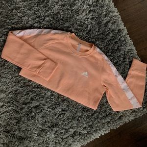 PEACH ADIDAS CREWNECK